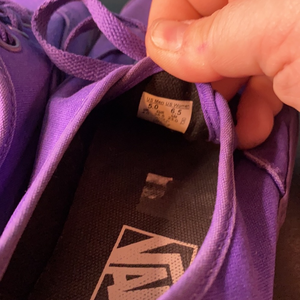 Vans Solid Purple Sneakers - image 6